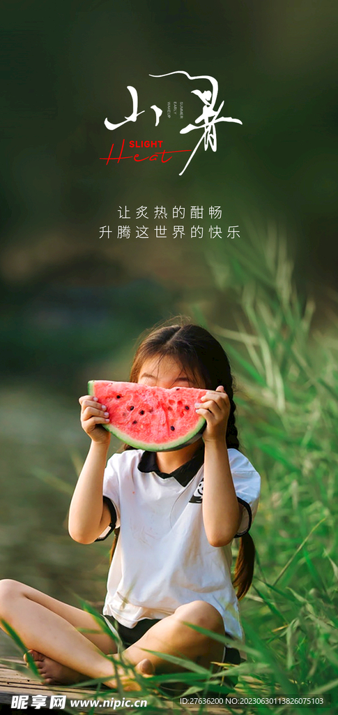 小暑节气海报