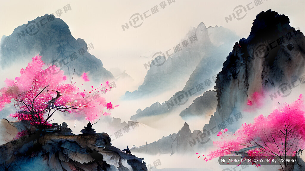 游戏梦幻唯美新中式风景 超高清
