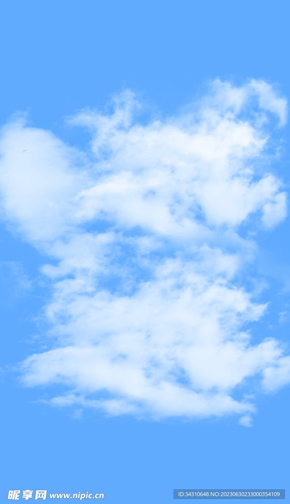 卡通云朵云层天空白云蓝天乌云