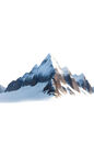 免抠山峰高山群山国风雪山