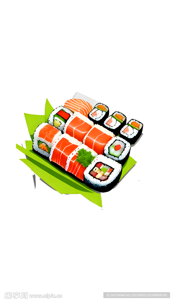 免抠寿司日本料理食物外卖快餐