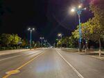 夜晚的路灯
