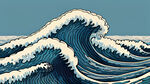 线型海浪