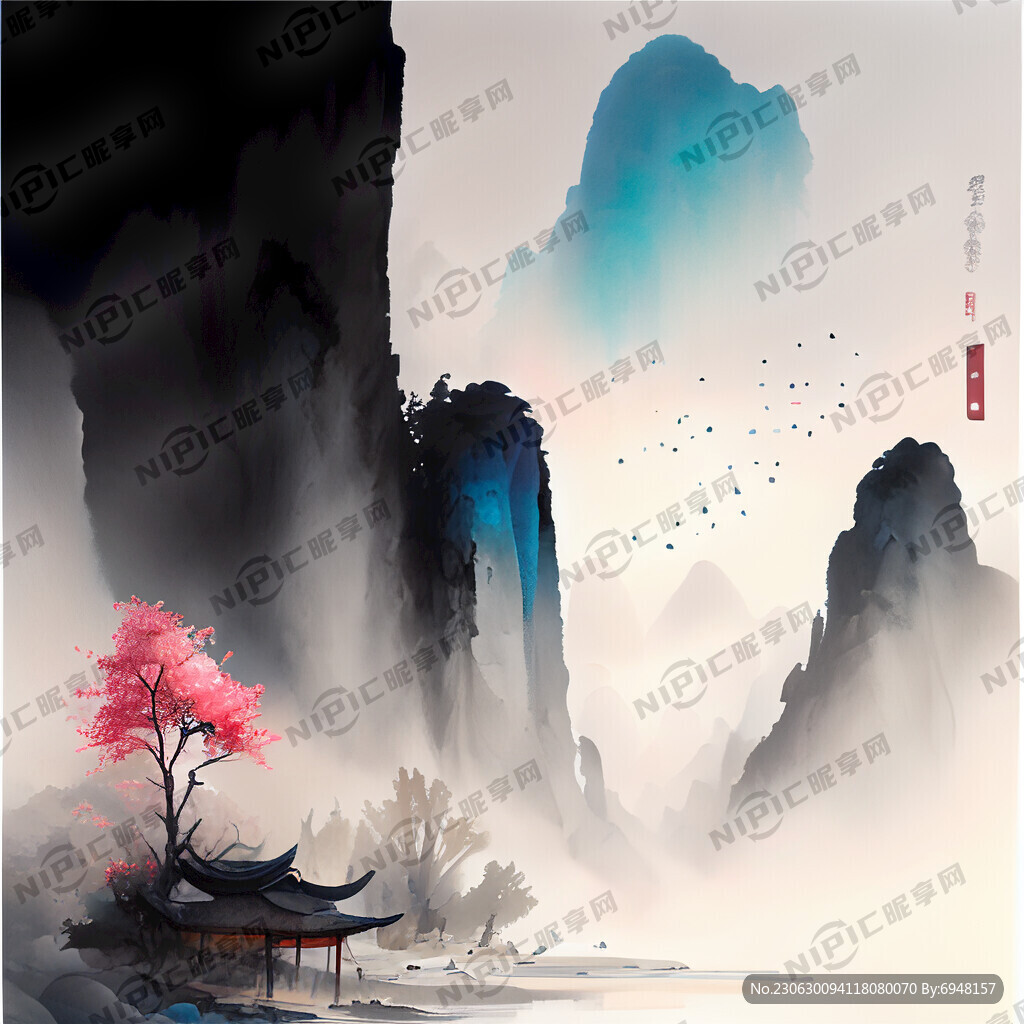 游戏梦幻唯美新中式风景 超高清