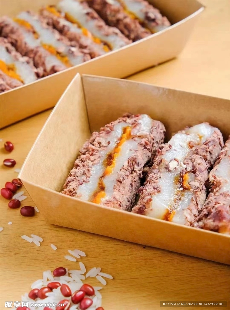 红豆朝鲜米糕