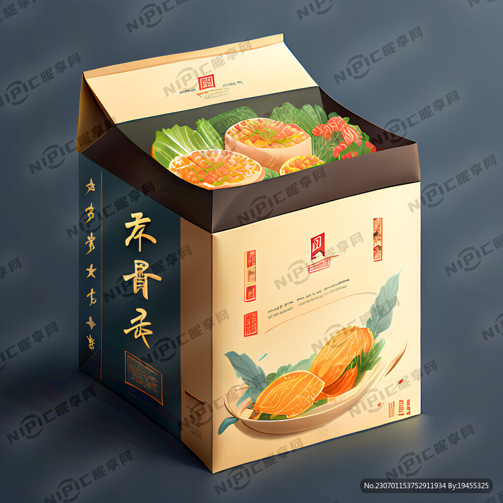 国风食品包装封面