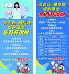高血压糖尿病慢病课堂展架