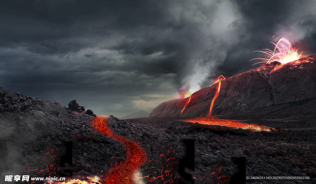 火山喷发