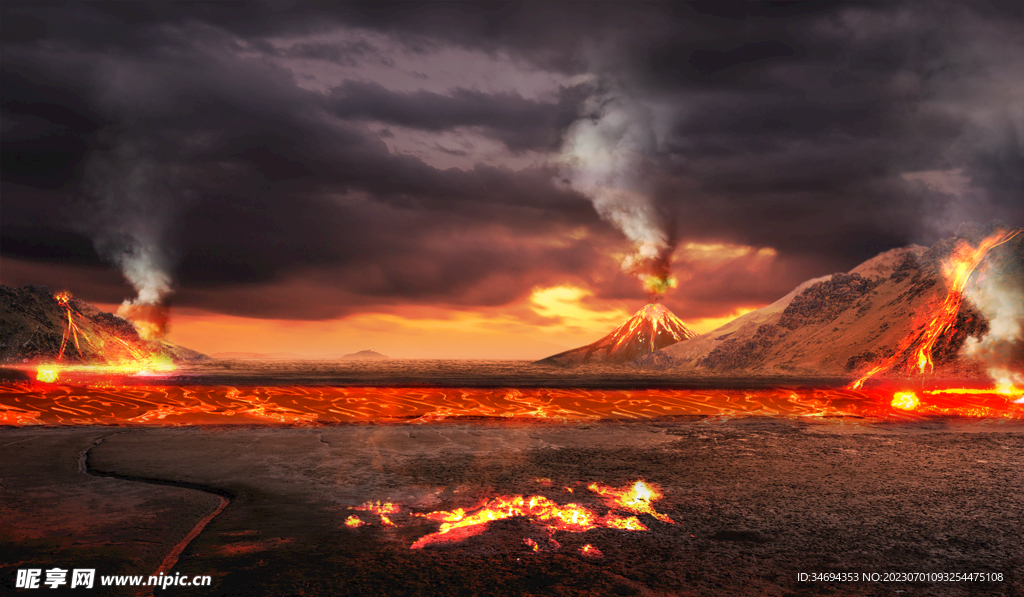 火山喷发