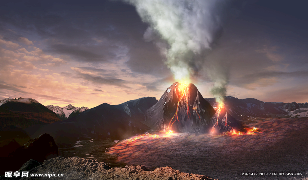 火山喷发