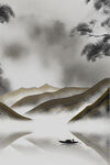  中国风 山水背景