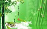 竹子背景墙