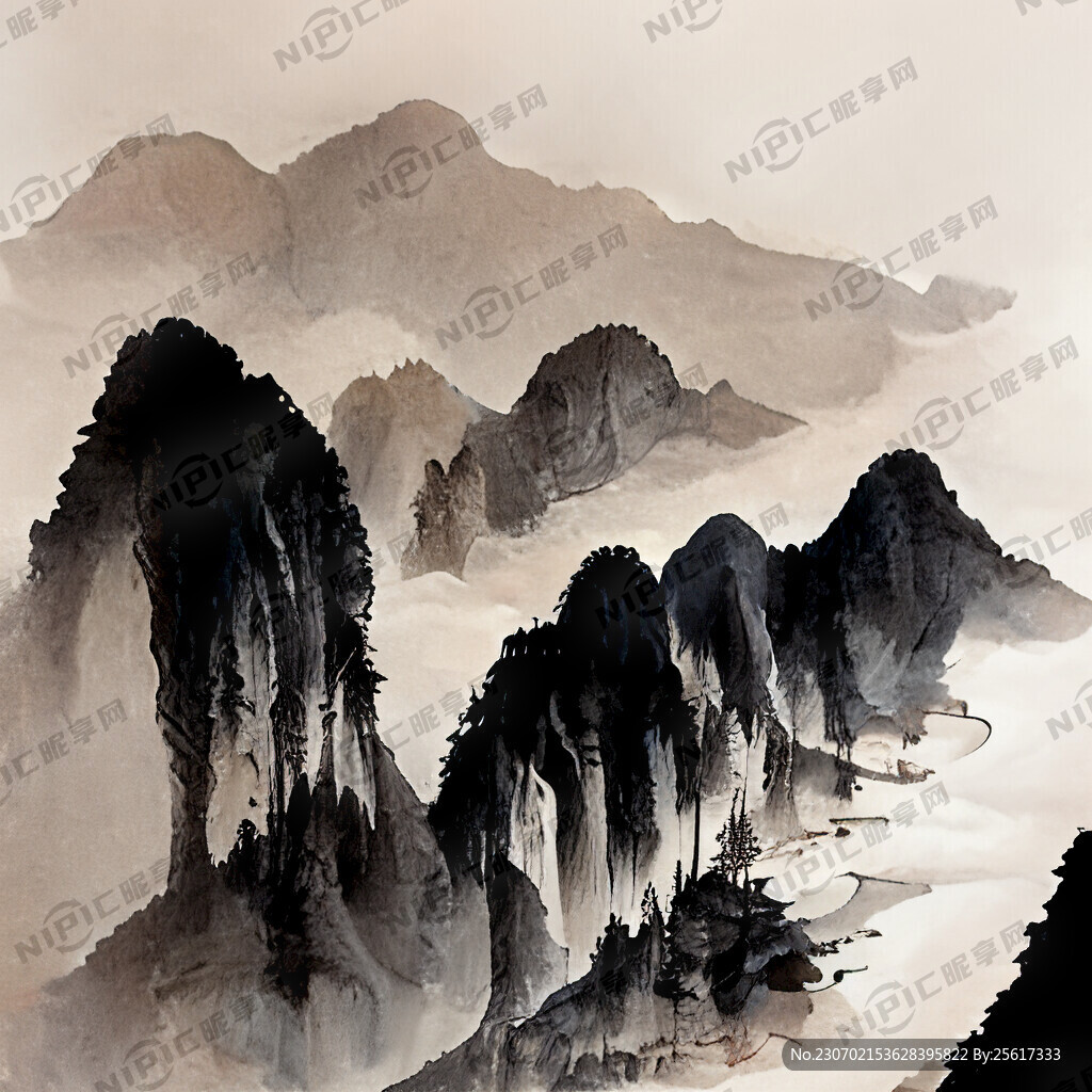 中药 白芨 中国风 中国画