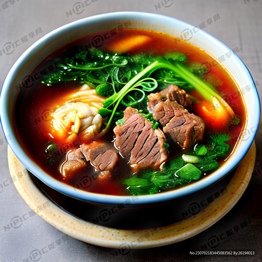 炖羊肉一碗。炖牛肉一碗