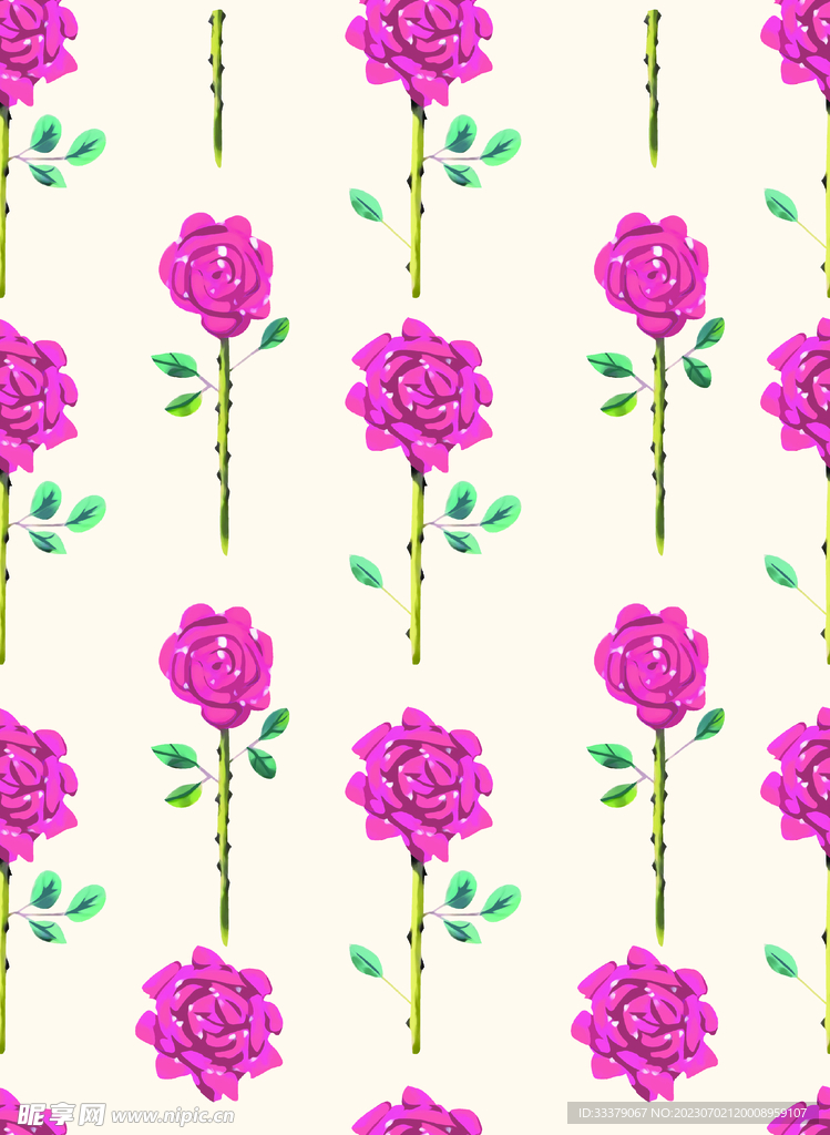 手绘花