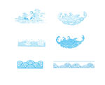 海浪水纹