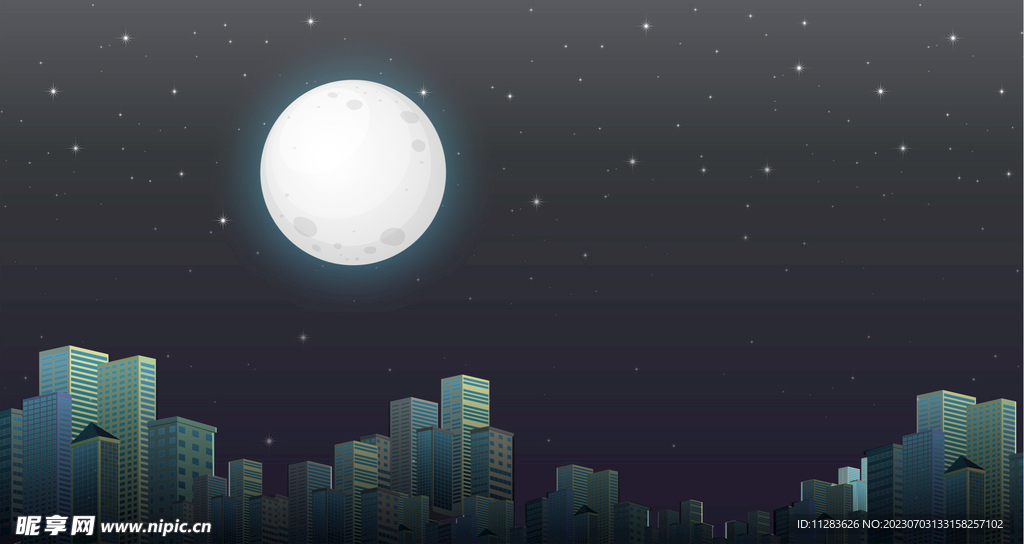中秋城市背景