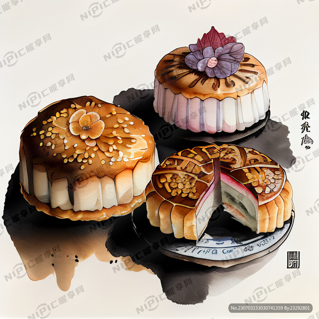中式糕点 美味 中国风
