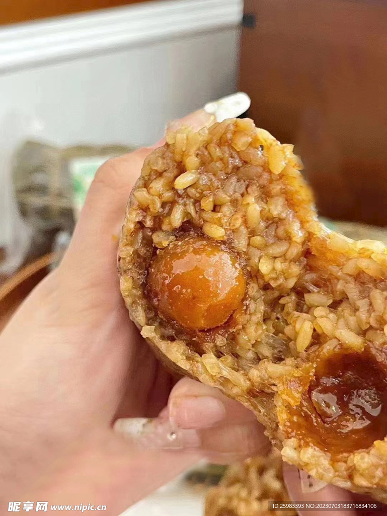 咸鸭蛋黄粽子