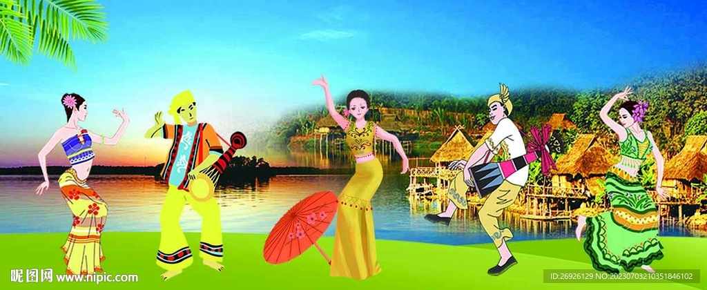 傣族舞蹈背景