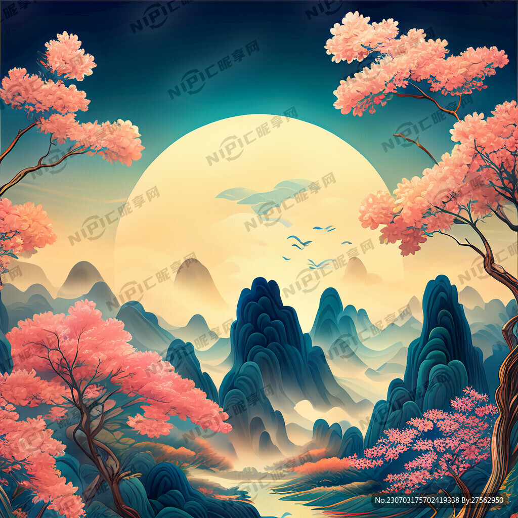 游戏梦幻唯美新中式风景 超高清