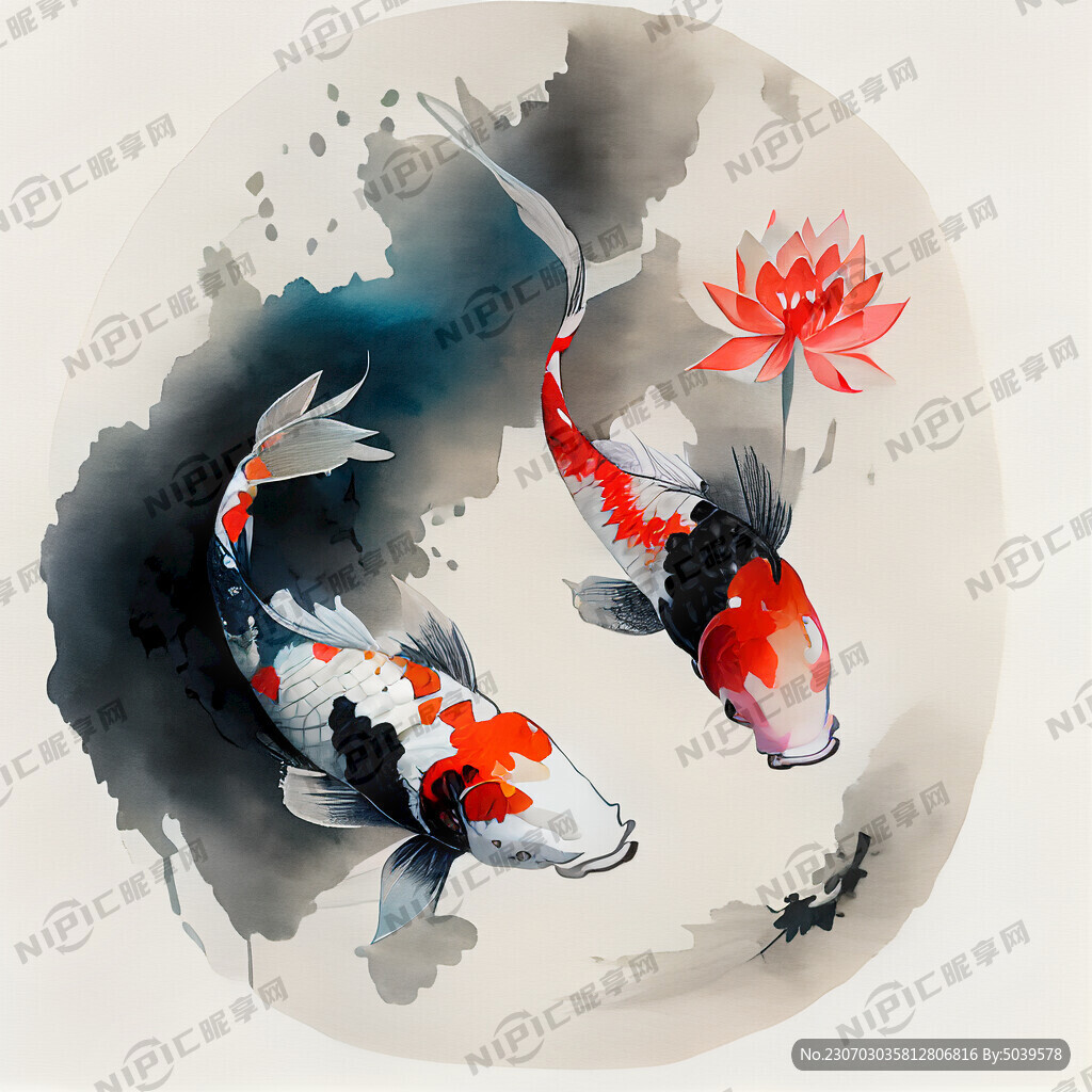 中国风锦鲤