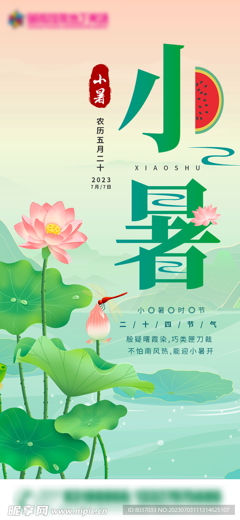 最新小暑海报
