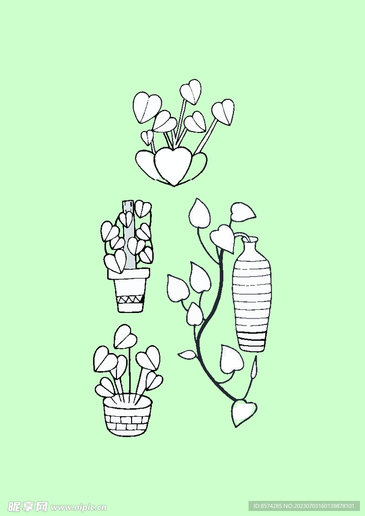 简笔植物