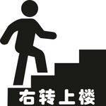 上楼提示