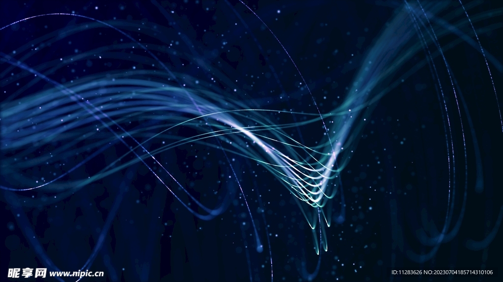 抽象光线科技背景