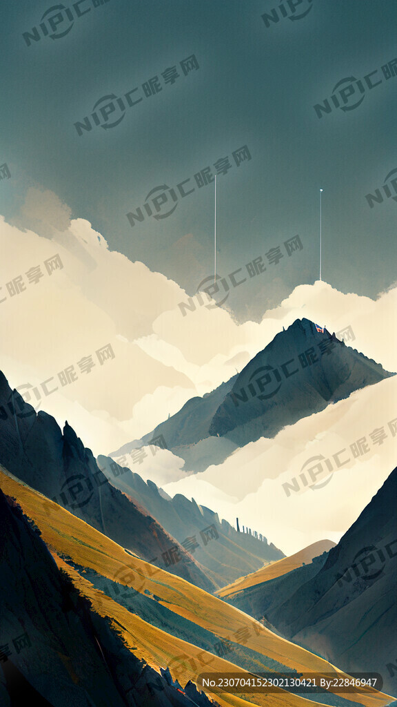 陡立的山坡
