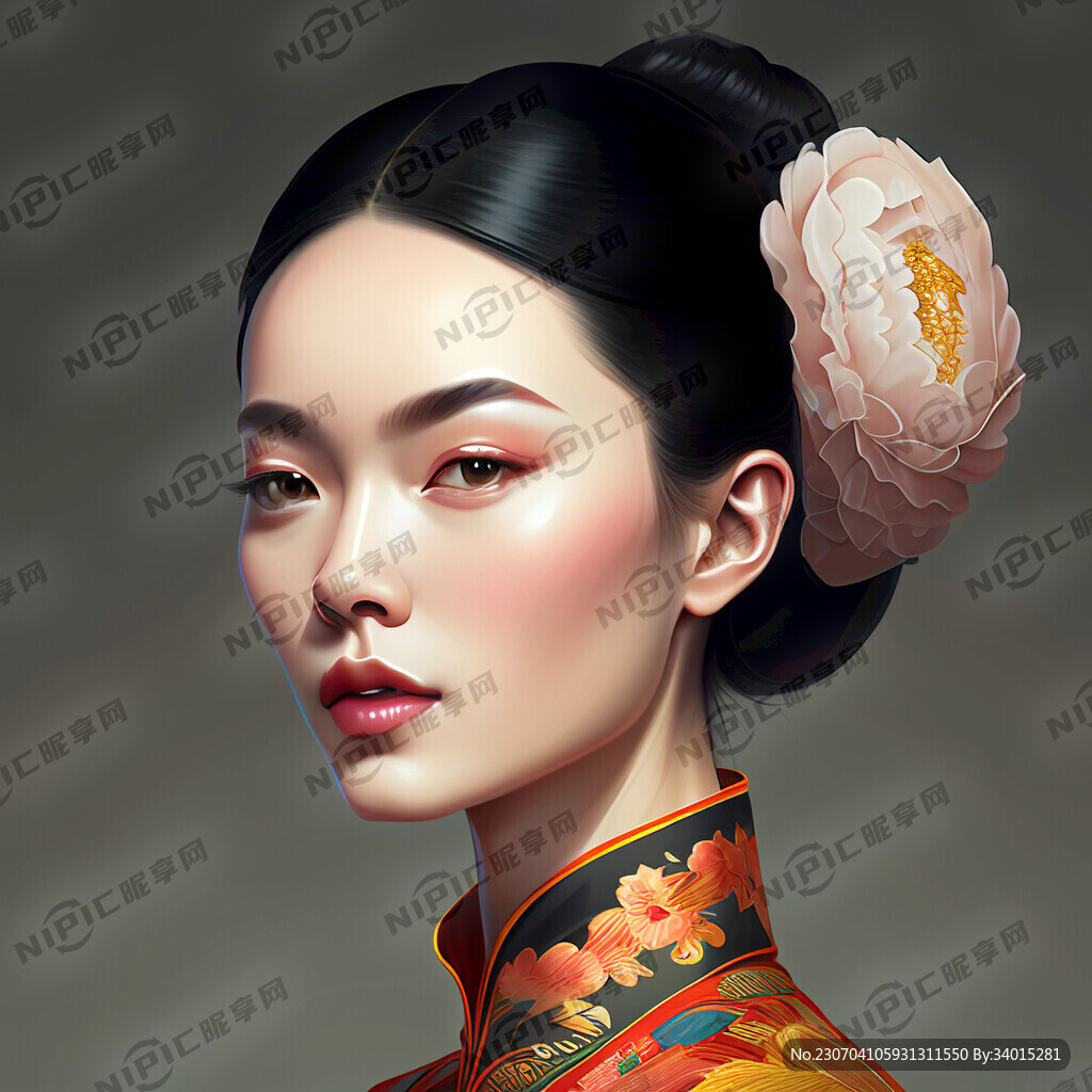 长得像王一博的时尚女性头像