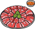 卡通火锅食材