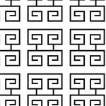 回字形 压纹
