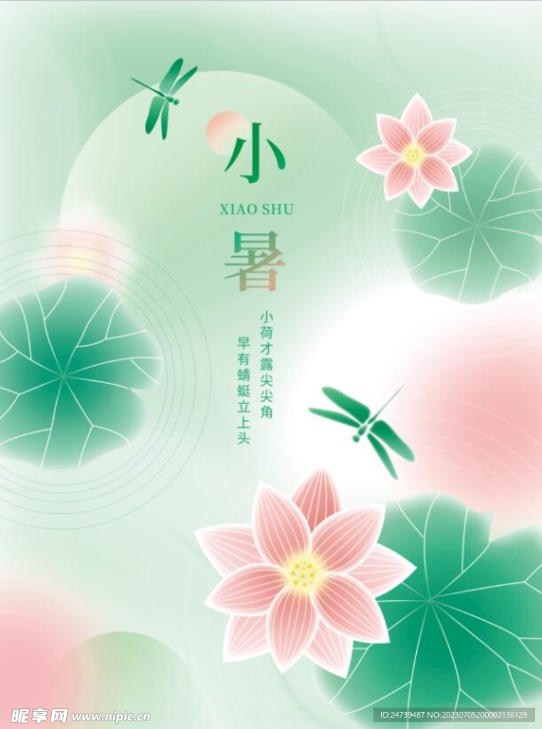 小暑海报