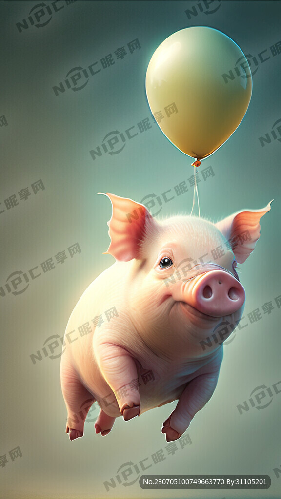 会飞的快乐小猪