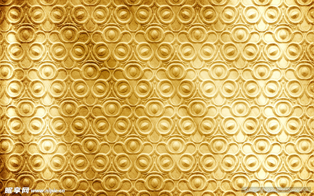 金色圆圈木纹背景