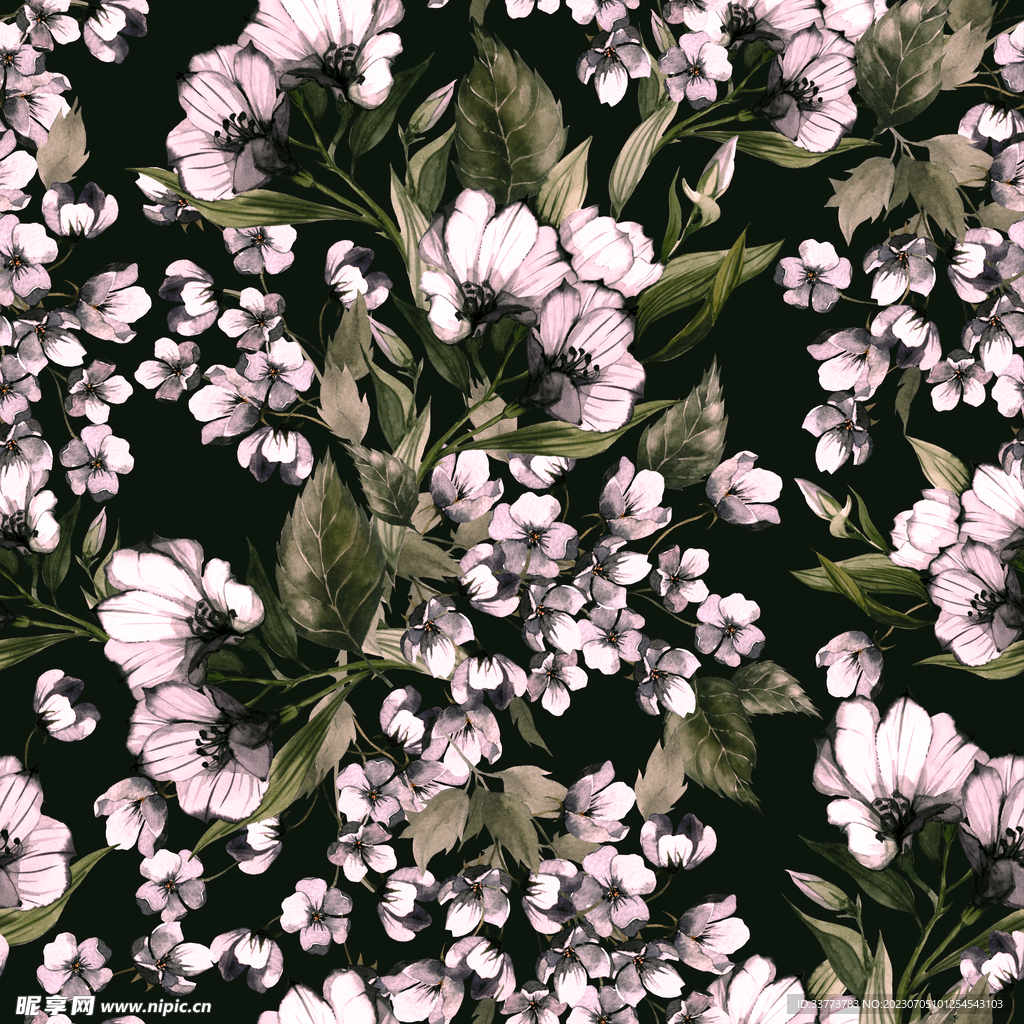 手绘花
