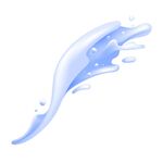 卡通水花