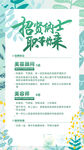 招贤纳士海报背景