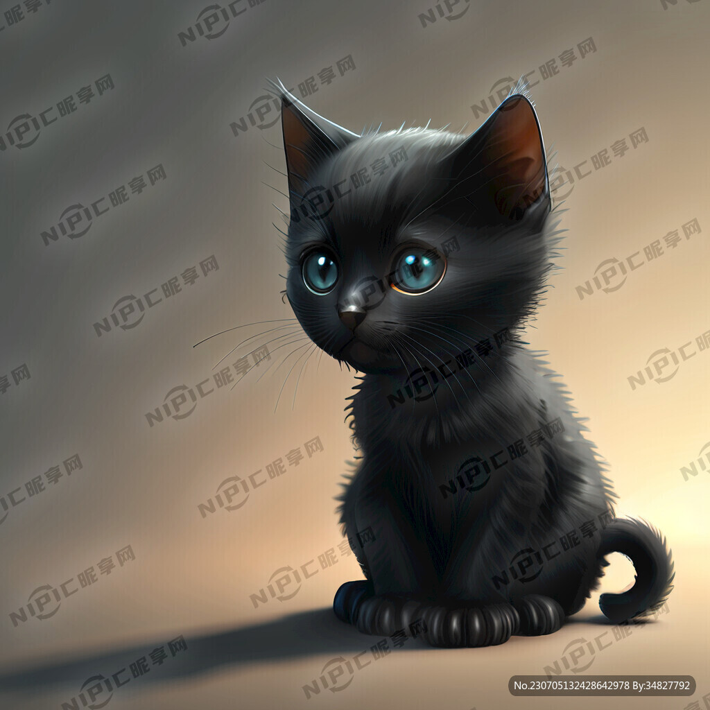 黑色小猫