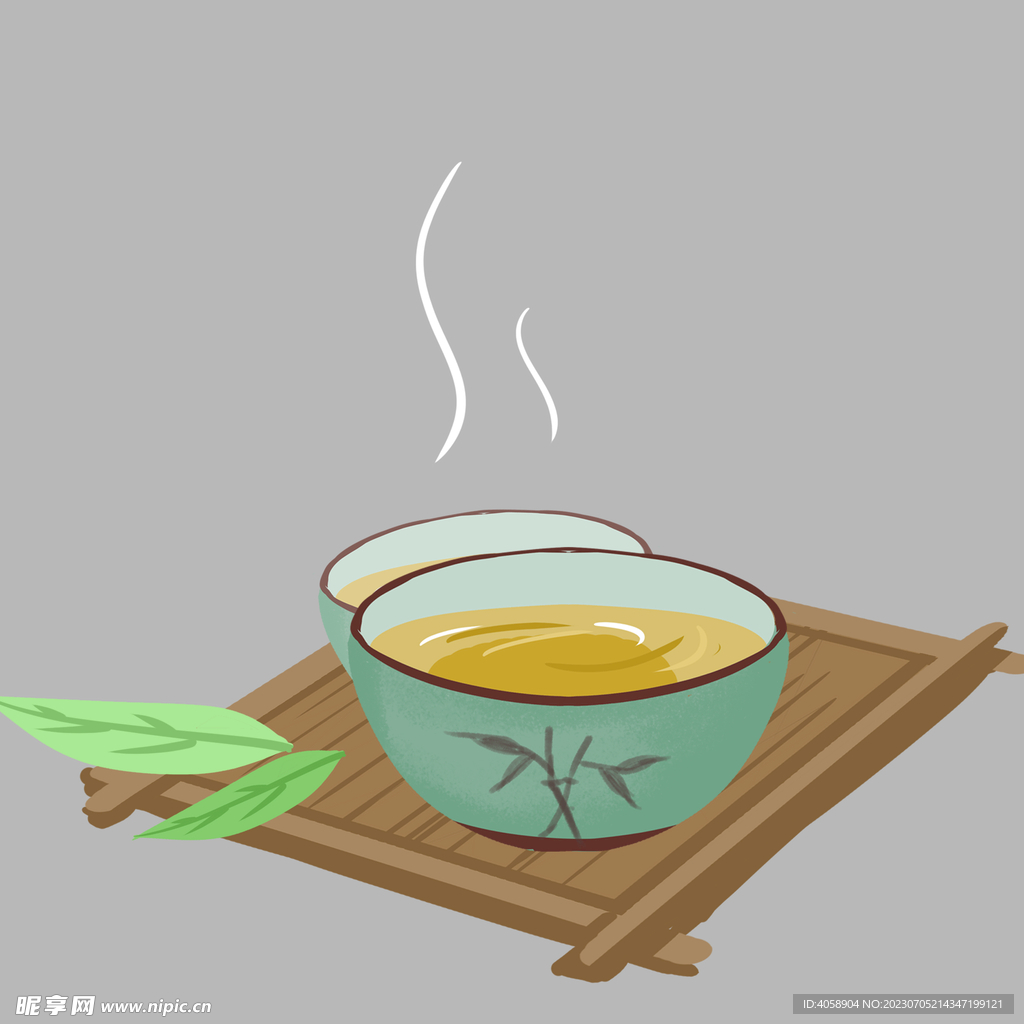 卡通茶杯