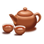 手绘茶壶
