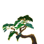 卡通松树