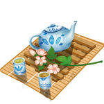 手绘茶具