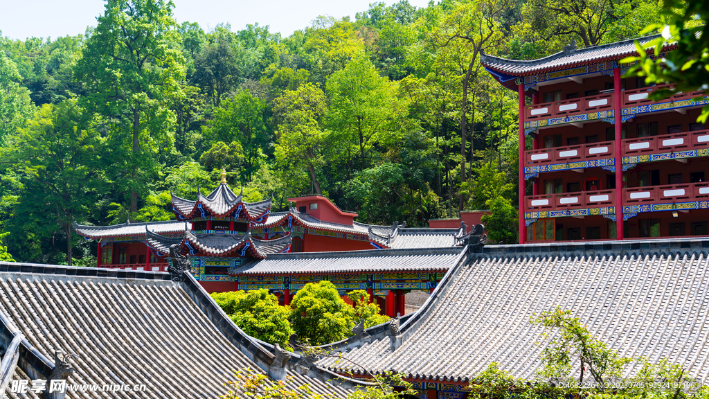 黔灵山公园弘福寺建筑