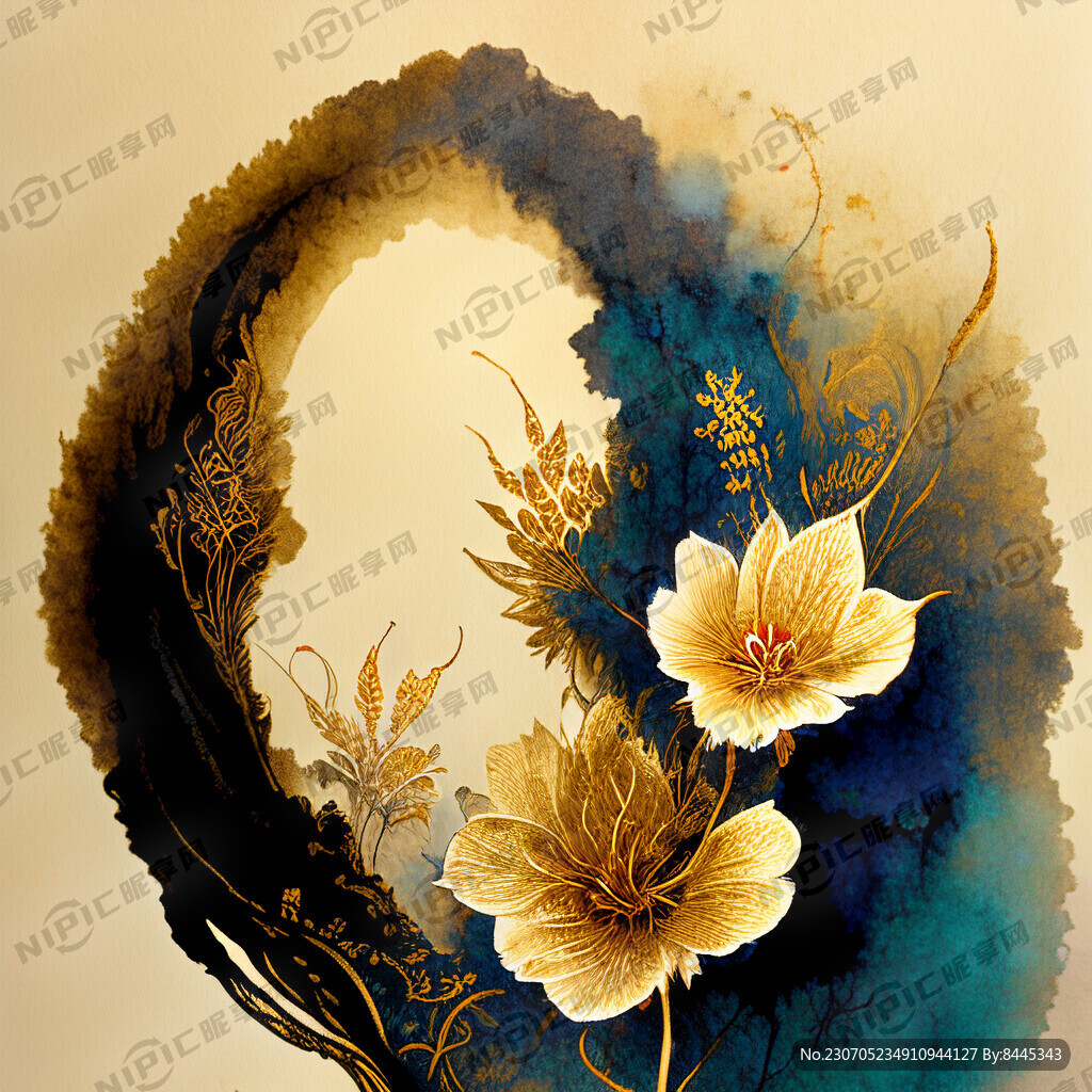 泰国的花边 黄金花纹