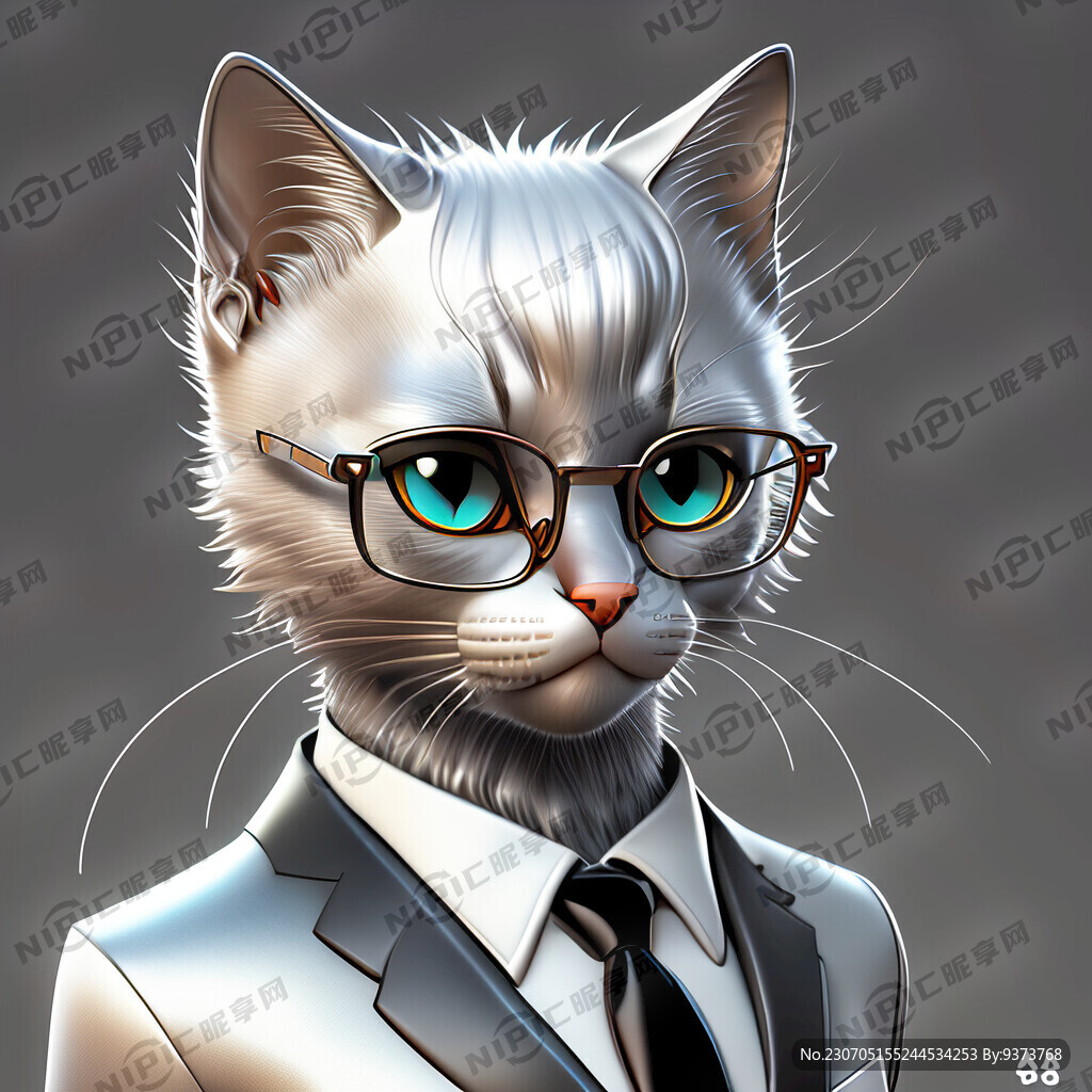 银渐层 公猫 新海诚动画风格