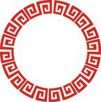 圆形花纹