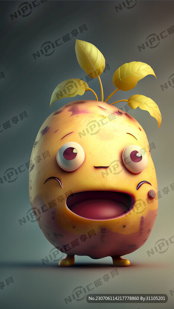有很多表情的土豆